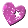 Gif animé coeur rose